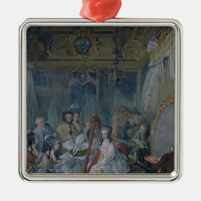 Adorno Metálico Marie Antoinette en su cámara de Versalles (Frente)