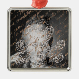Adorno Metálico Marie Antoinette – Monogramm – Royal Monogram