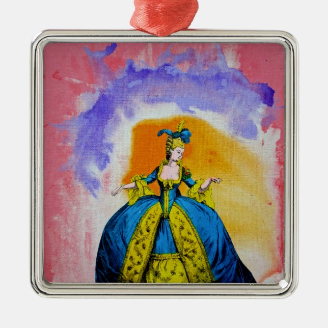 Adorno Metálico Marie Antoinette por Michael Moffa (Frente)