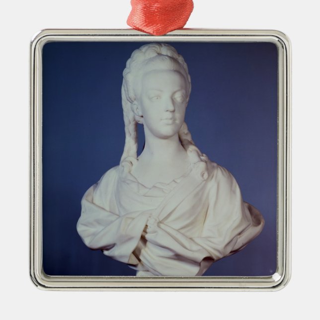 Adorno Metálico Marie-Antonieta, busto del retrato (Frente)