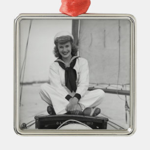 Adorno Metálico Marinero de la mujer