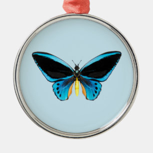 Adorno Metálico Mariposa Ala de Pájaro