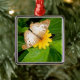 Adorno Metálico mariposa blanca amarilla (Árbol)