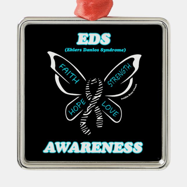 Adorno Metálico Mariposa/Conciencia...Ornamento Metalizado EDS (Frente)