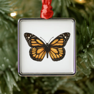 Adorno Metálico Mariposa monarca