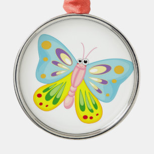 ADORNO METÁLICO MARIPOSA PERSONALIZADO COLORIDA