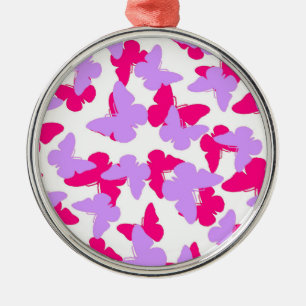 Adorno Metálico Mariposas acodadas