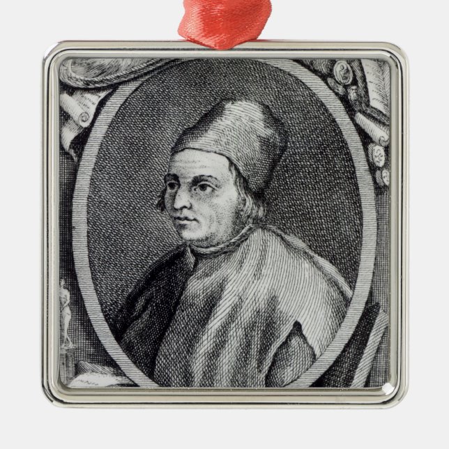 Adorno Metálico Marsilio Ficino (Frente)