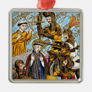 Adorno Metálico Martirio de St. Thomas Becket (M 031)