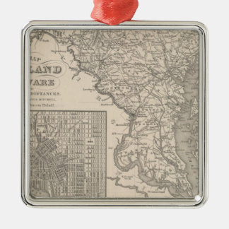 Adorno Metálico Maryland y Delaware