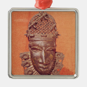 Adorno Metálico Máscara, Benín