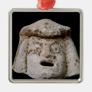 Adorno Metálico Máscara cómica