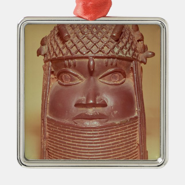 Adorno Metálico Máscara de Benin (Frente)