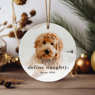 Adorno Metálico Mascota gracioso 2 Navidades de fotografía