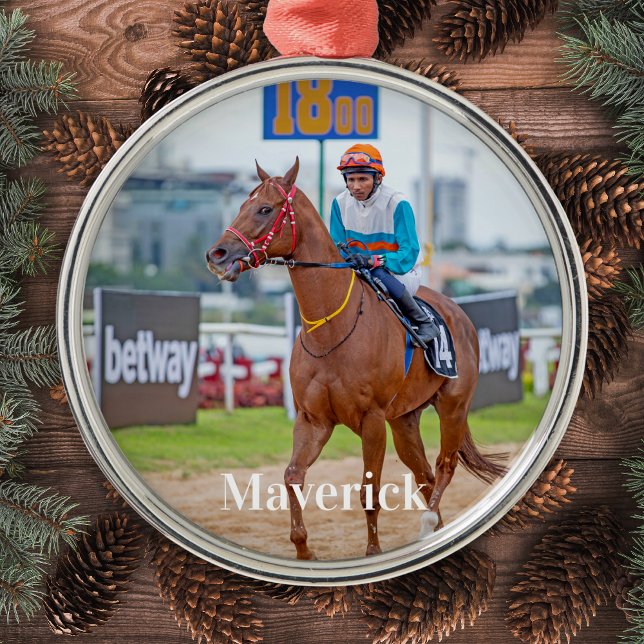 Adorno Metálico Mascota personalizado Foto Ecuestre Horse Lover (Subido por el creador)