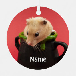 Adorno Metálico Mascota sirio Hamster - Hamster estándar - Oso de