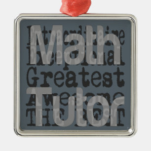 Adorno Metálico Math Tutor Extraordinaire