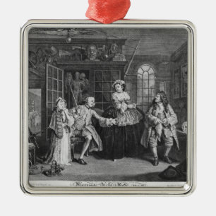 Adorno Metálico Matrimonio en modo La