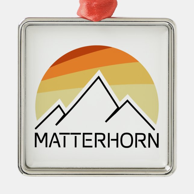 Adorno Metálico Matterhorn Suiza Italia Retro (Frente)