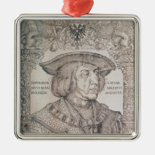Adorno Metálico Maximiliano I, emperador de Alemania, 1518