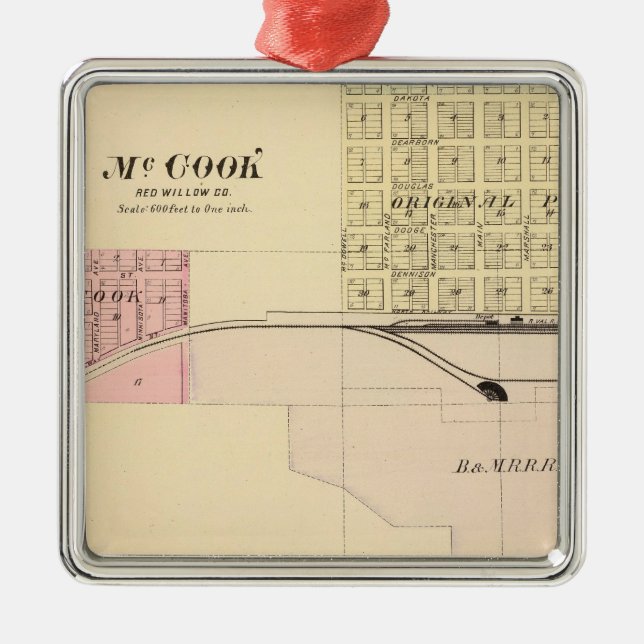 Adorno Metálico McCook, Nebraska (Frente)