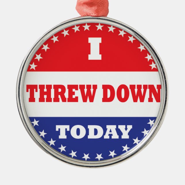 Adorno Metálico Me Arrojé Hoy