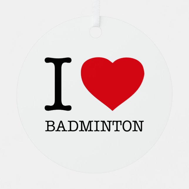 ADORNO METÁLICO ME ENCANTA BADMINTON (Anverso)
