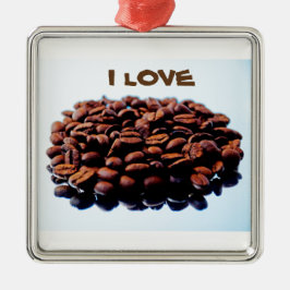 Adorno Metálico Me encanta el aroma del café