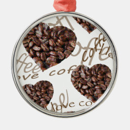 Adorno Metálico "¡Me encanta el café!"