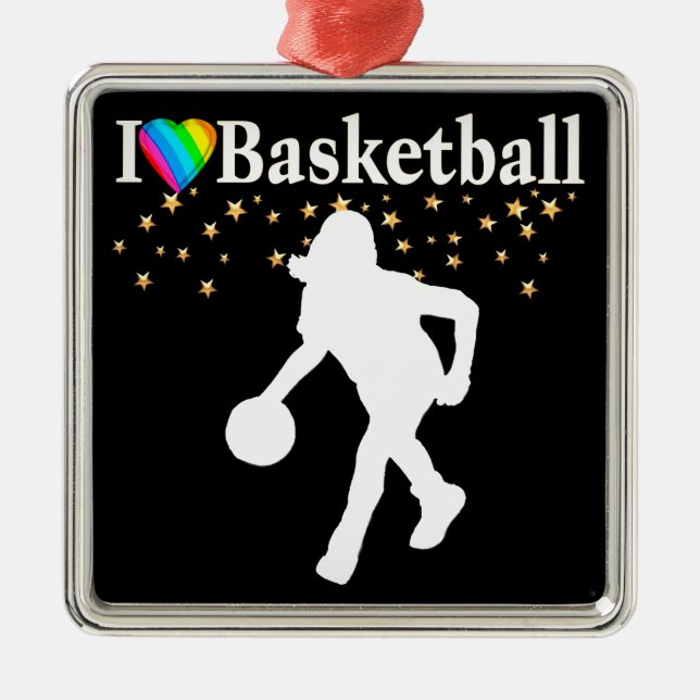 ADORNO METÁLICO ME ENCANTA EL DISEÑO DE BALONCESTO (Frente)