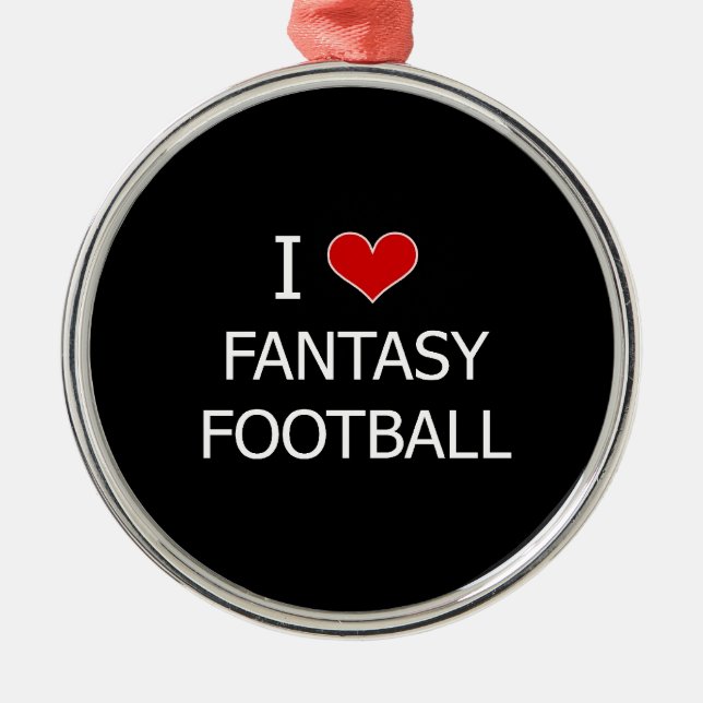 Adorno Metálico Me encanta el fútbol fantasía (Frente)