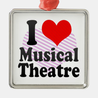 Adorno Metálico Me encanta el teatro musical