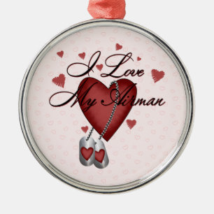 Adorno Metálico Me encanta mi Airman