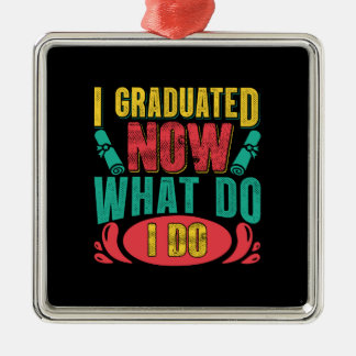 Adorno Metálico Me Gradué Ahora Qué Hago