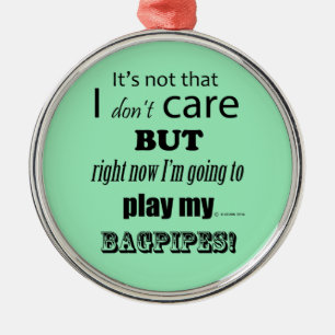 Adorno Metálico Me importan los Bagpipes