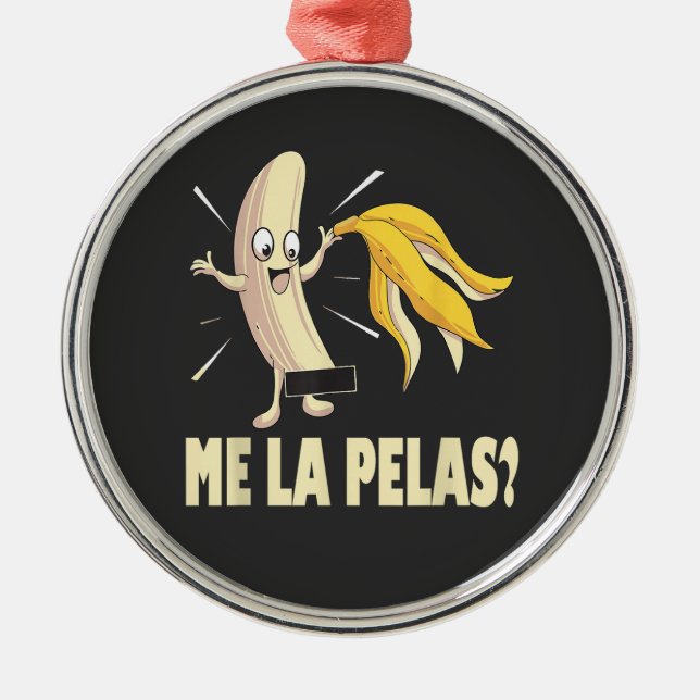 Adorno Metálico Me La Pelas (Frente)