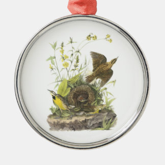 Adorno Metálico Meadowlark oriental por Audubon