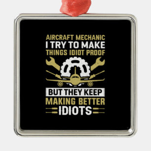 Adorno Metálico Mecánico De Aeronaves Mecánicas Intento Hacer