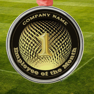 Adorno Metálico Medalla de Empresa del Mes