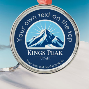 Adorno Metálico Medalla de la cordillera Utah Uinta