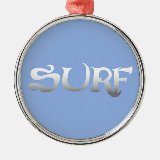 Adorno Metálico Medalla de surf (Frente)