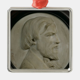 Adorno Metálico Medallón de socorro de Frederic Ozanam