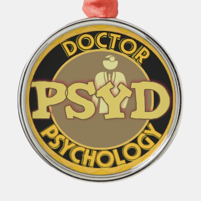 Adorno Metálico Médica PsyD DE LOGO DE PSICOLOGÍA PSICOLOGISTA (Frente)