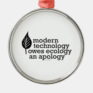 Adorno Metálico Medio ambiente