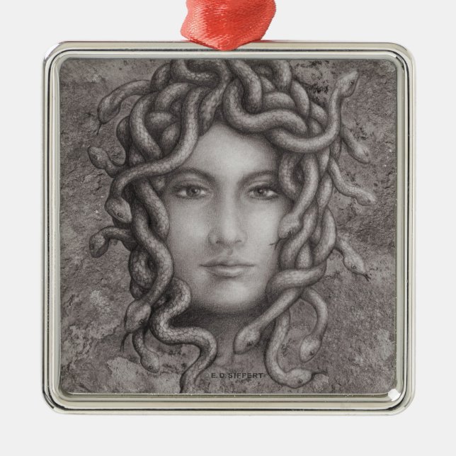 Adorno Metálico Medusa (Frente)