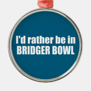 Adorno Metálico Mejor Estaría En Bridger Bowl
