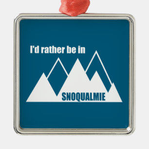 Adorno Metálico Mejor Estaría En Snoqualmie Washington Montaña