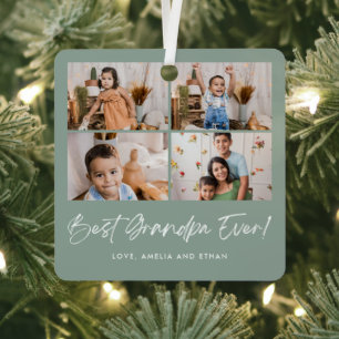 Adorno Metálico Mejor foto del abuelo de la historia