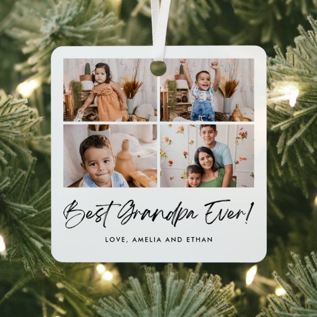 Adorno Metálico Mejor foto del abuelo de la historia (in situ)