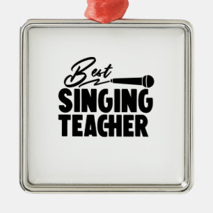 Adorno Metálico Mejor profesor de canto